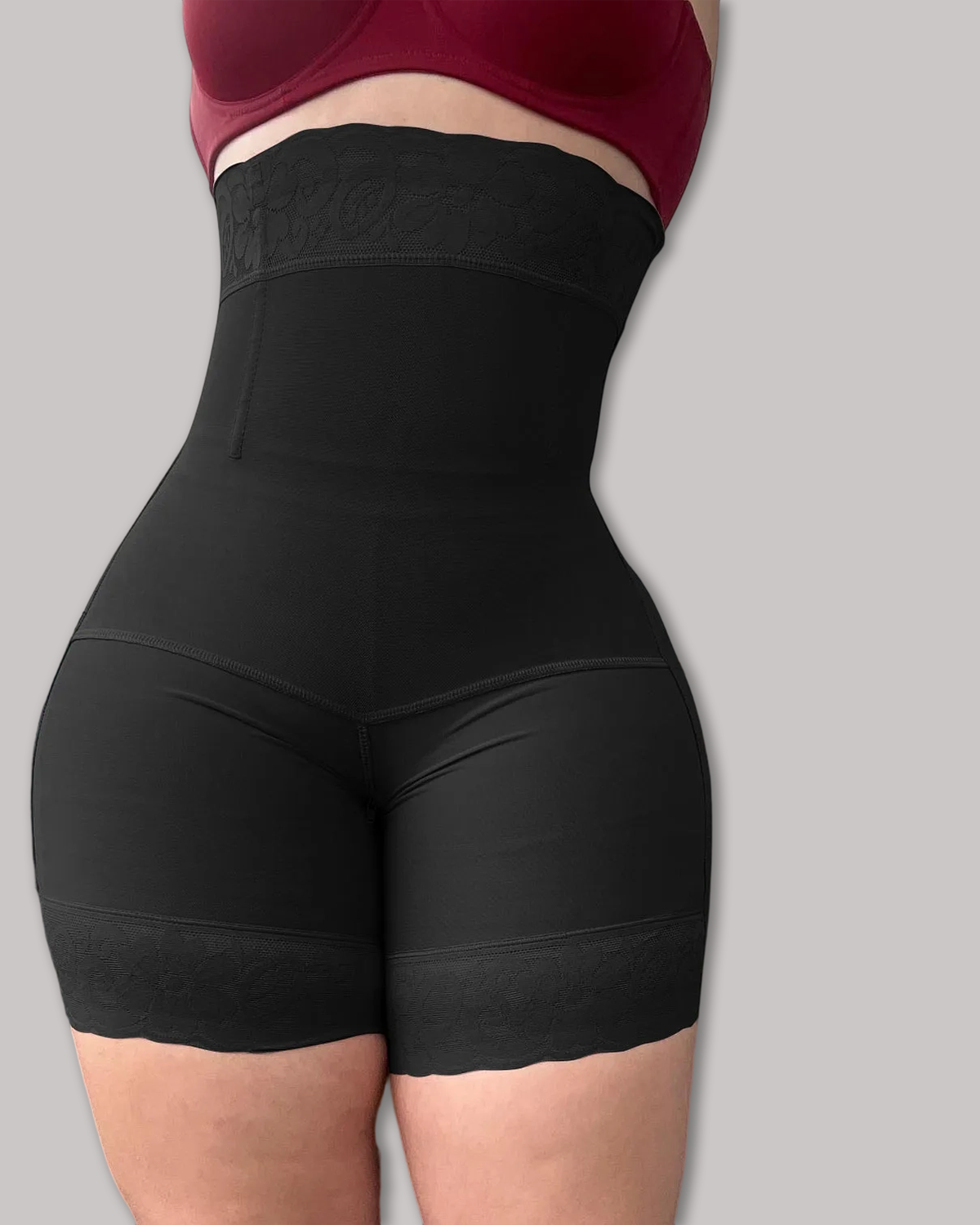 High Waist Shorts Thigh Slimmer-Curvy-Faja