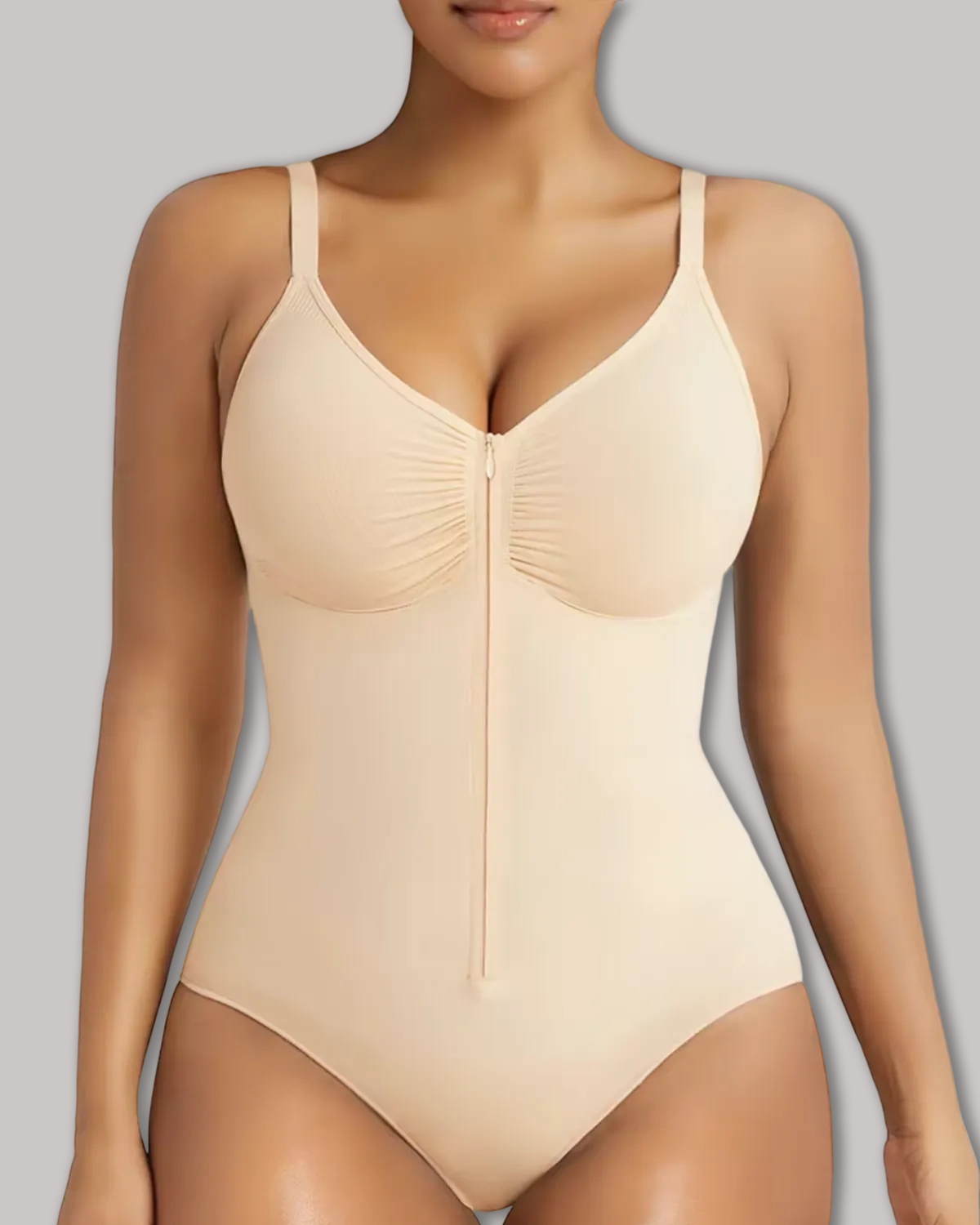 Women's Comfortable Zipper Tight Tummy Control Triangle Body Shaper（Pre-Sale）