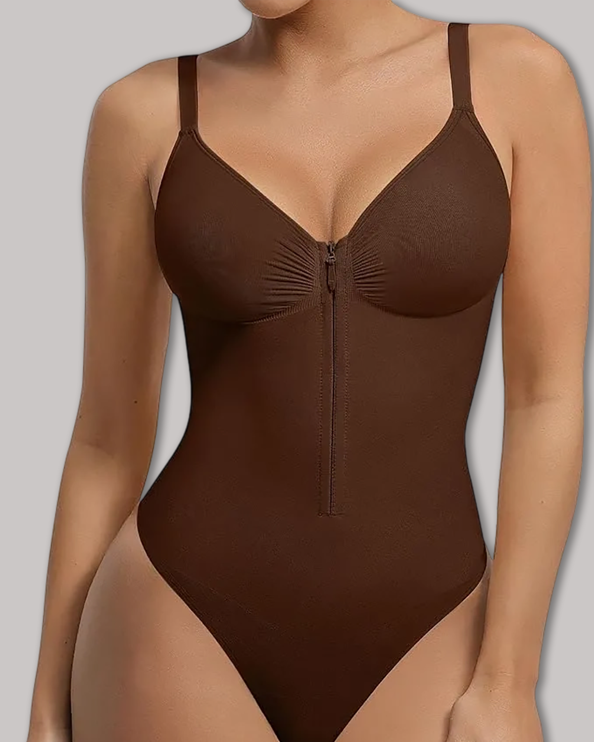 Women's Comfortable Zipper Tight Tummy Control Triangle Body Shaper（Pre-Sale）