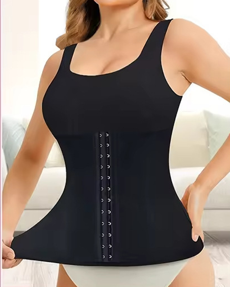 Elastic Slim Fit Waist Shaping Vest Top