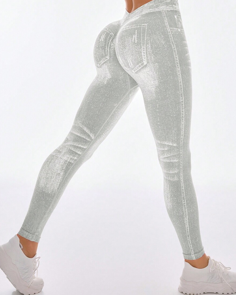 High Elastic Quick-Drying Hip-Hugging Yoga Pants-Curvy-Faja