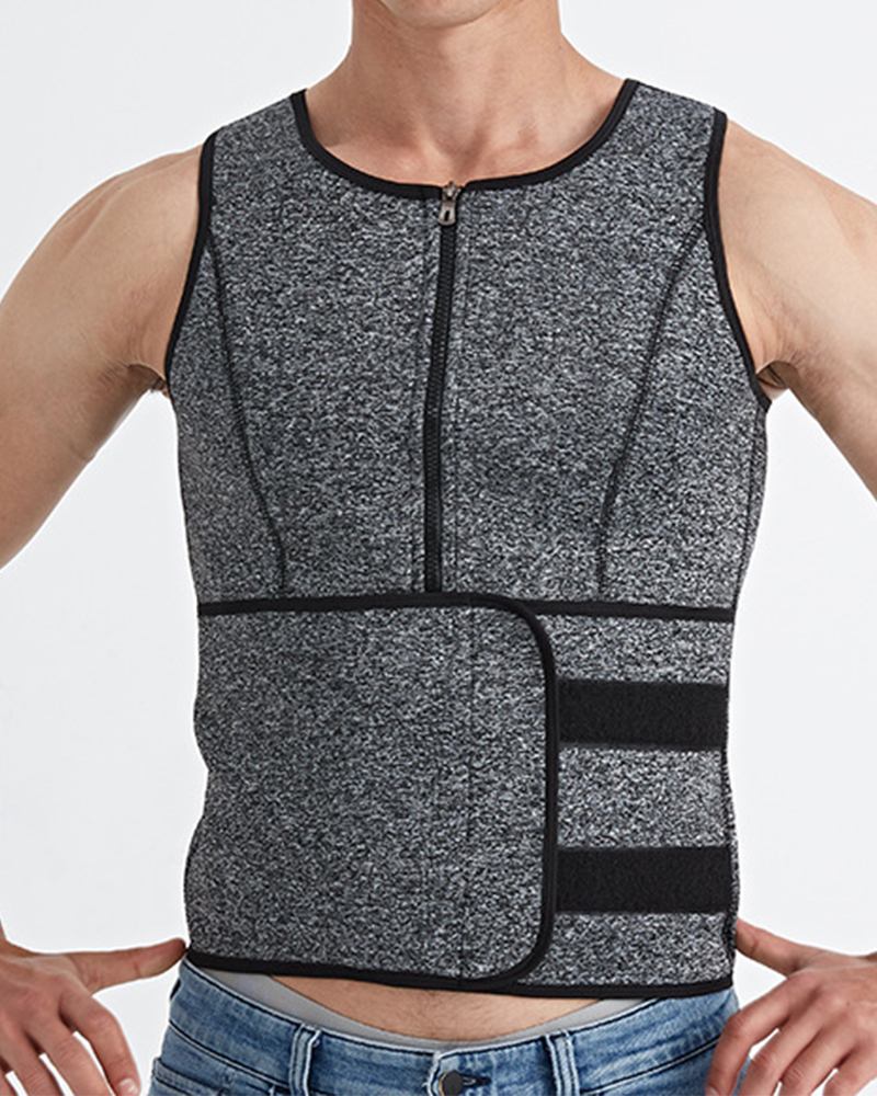 Men's Waist And Tummy Control Vest Sweat-Proof Fitness Corset-Curvy-Faja