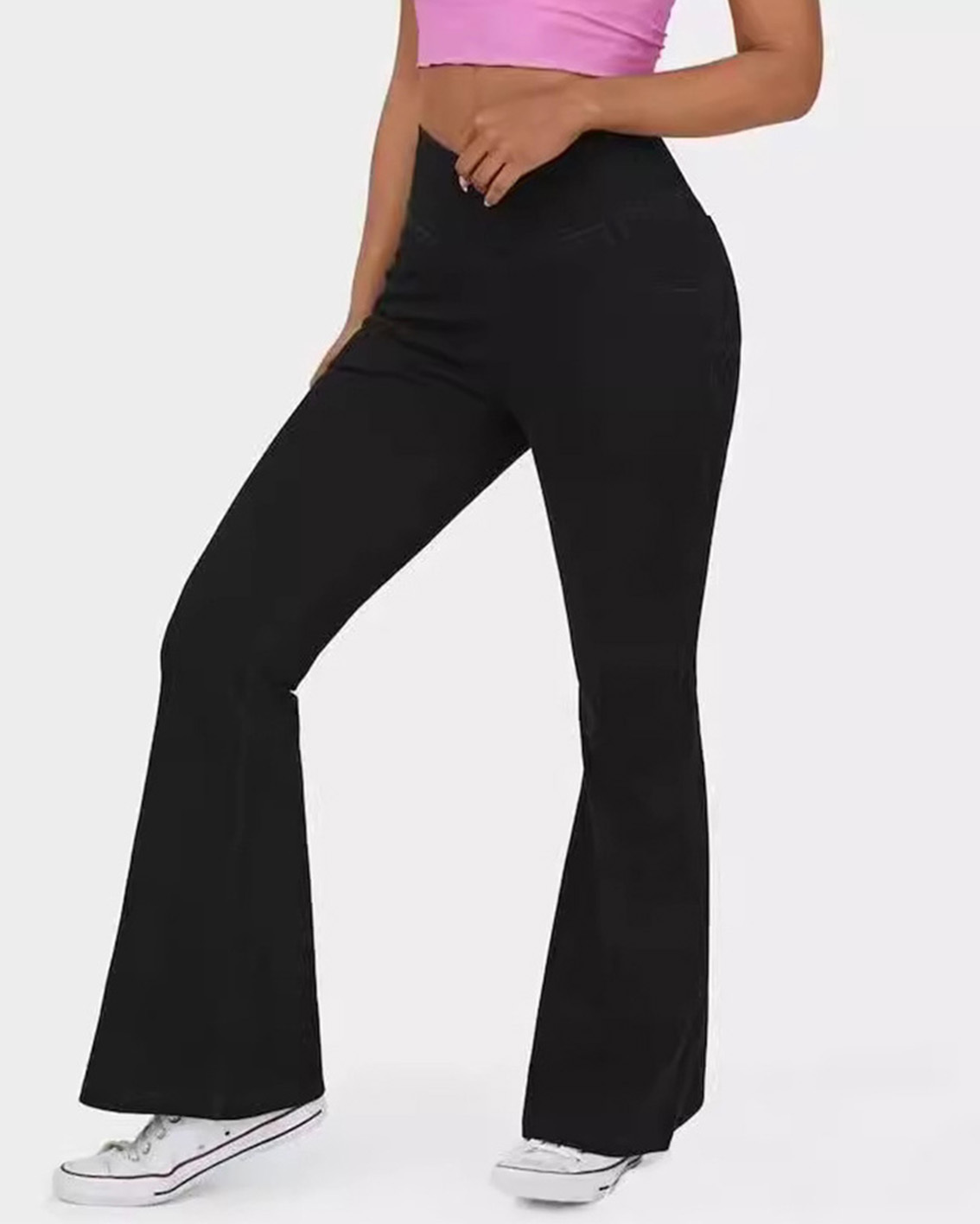 Denim Flared Pants Hip Lift Women's Flared Pants-Curvy-Faja