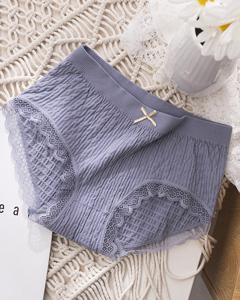 Pure Cotton Graphene Bubble Briefs-Curvy-Faja