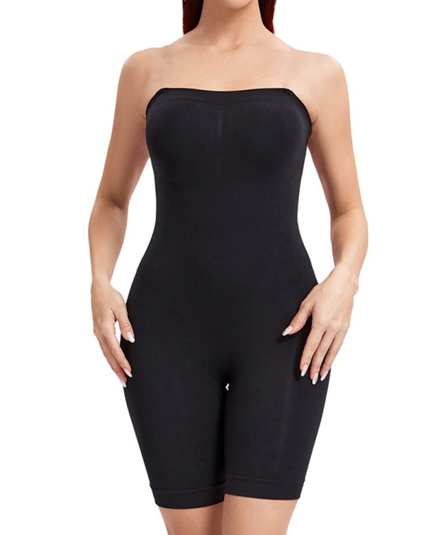 One-Piece Corset With Removable Straps And Top Top