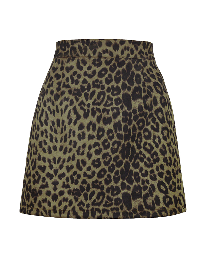 Autumn And Winter Suede Hip Skirt-Curvy-Faja