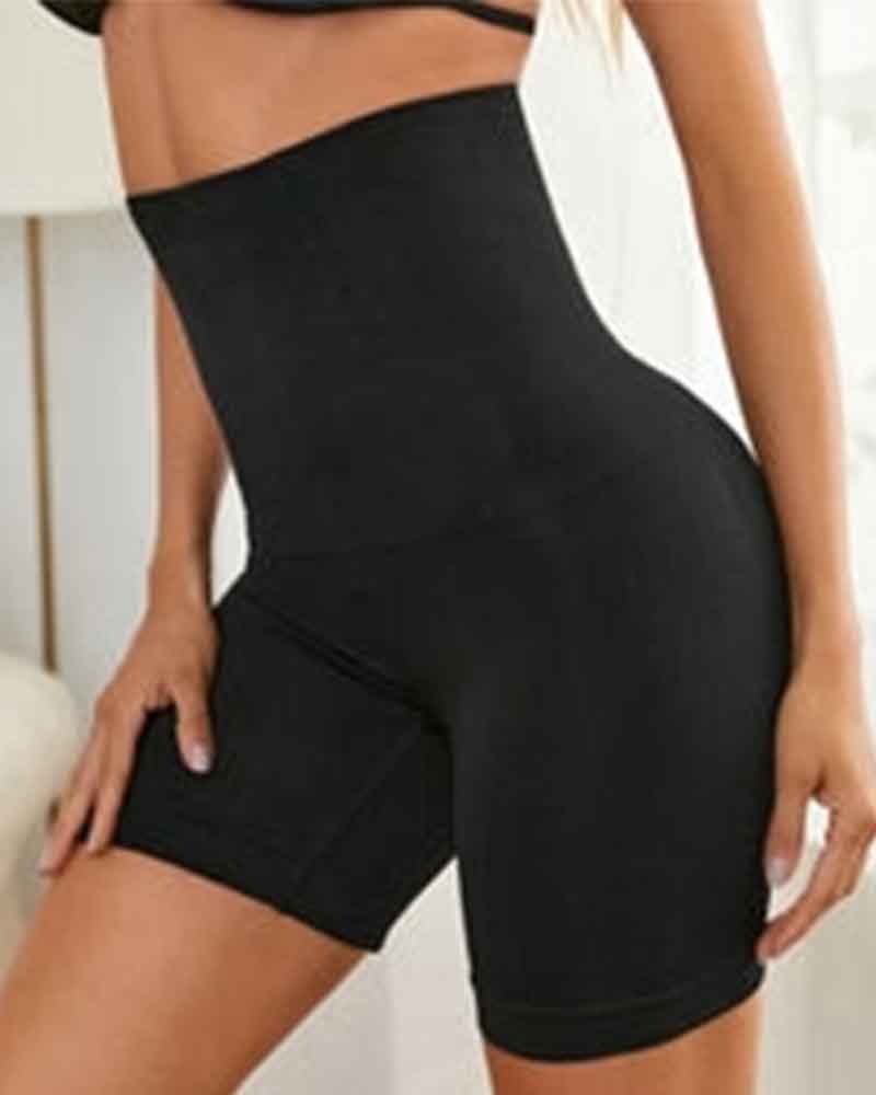 High Waisted Butt Lifting Seamless Shorts