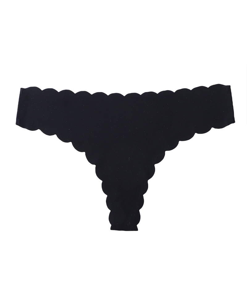 Sexy Mid-Rise Ribbed Cotton Briefs-Curvy-Faja