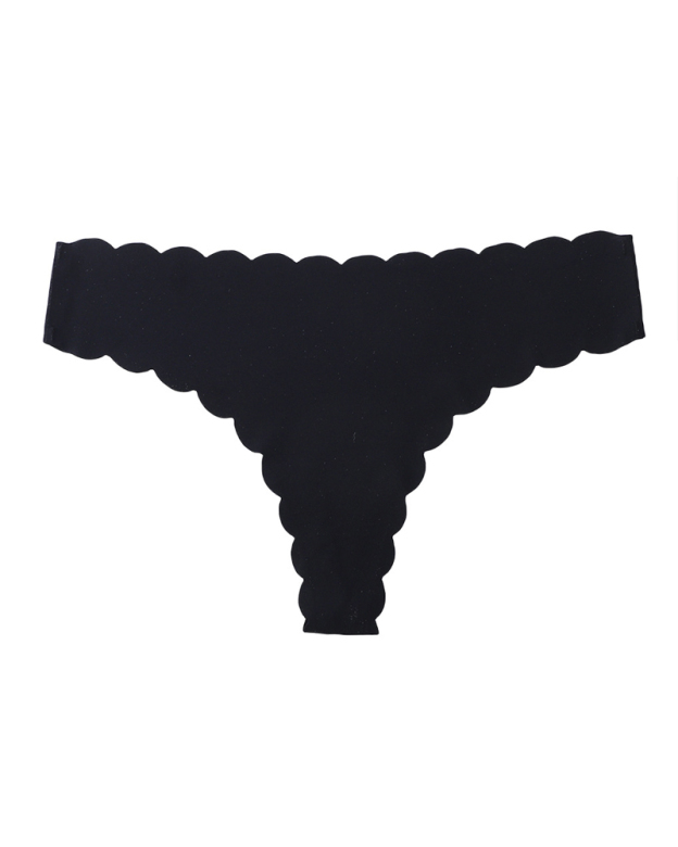 Sexy Mid-Rise Ribbed Cotton Briefs-Curvy-Faja