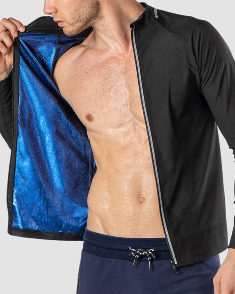 Zipper Vest Long Sleeve Sweatshirt