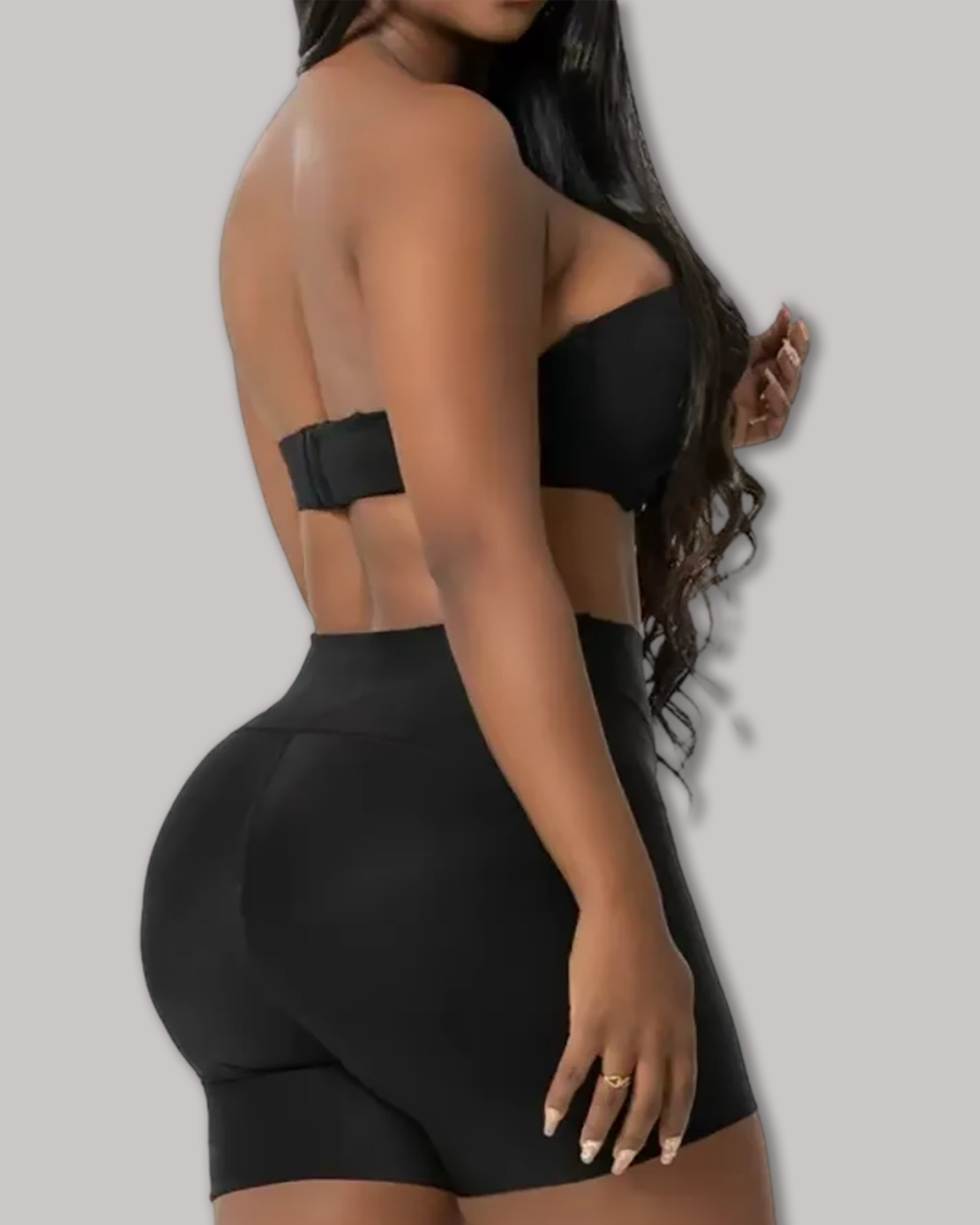 Women's Seamless High Waisted Shorts With Butt Lift