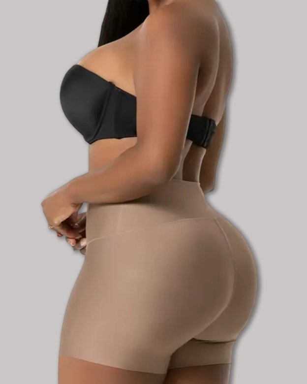 Women's Seamless High Waisted Shorts With Butt Lift