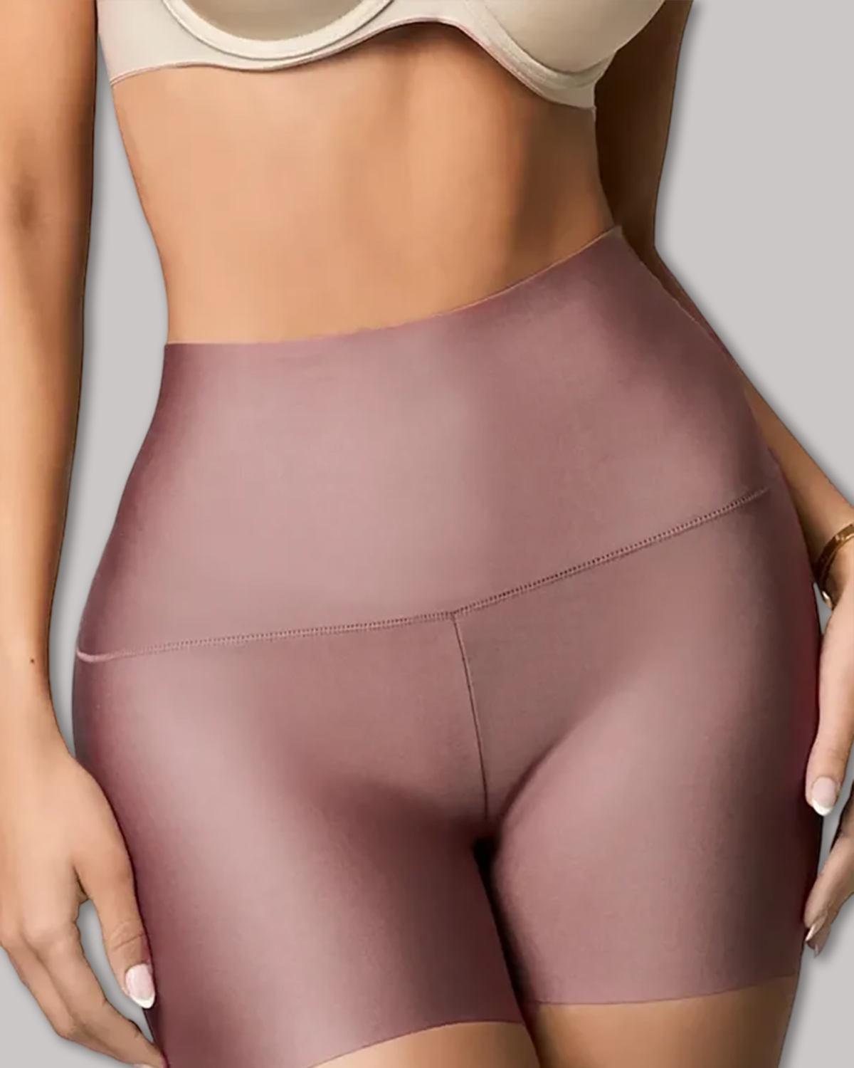 Women's Seamless High Waisted Shorts With Butt Lift