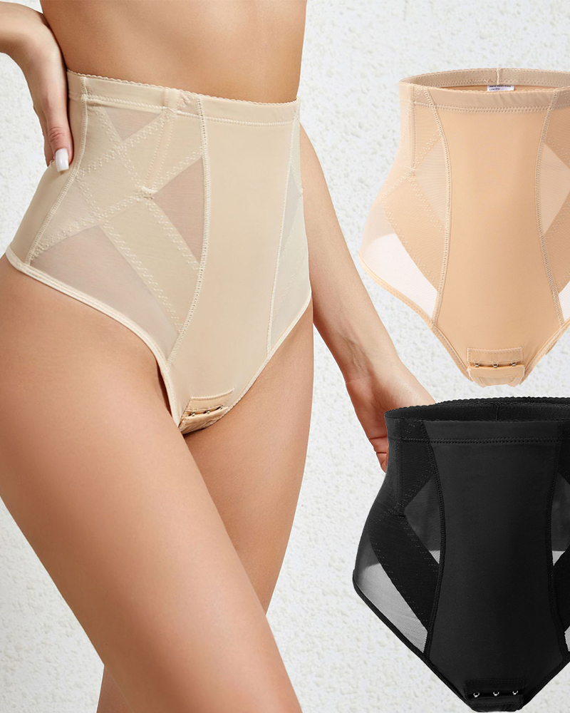 CURVY-FAJA | Mid-High Waisted Panties For Slimming Belly Without Curling Up