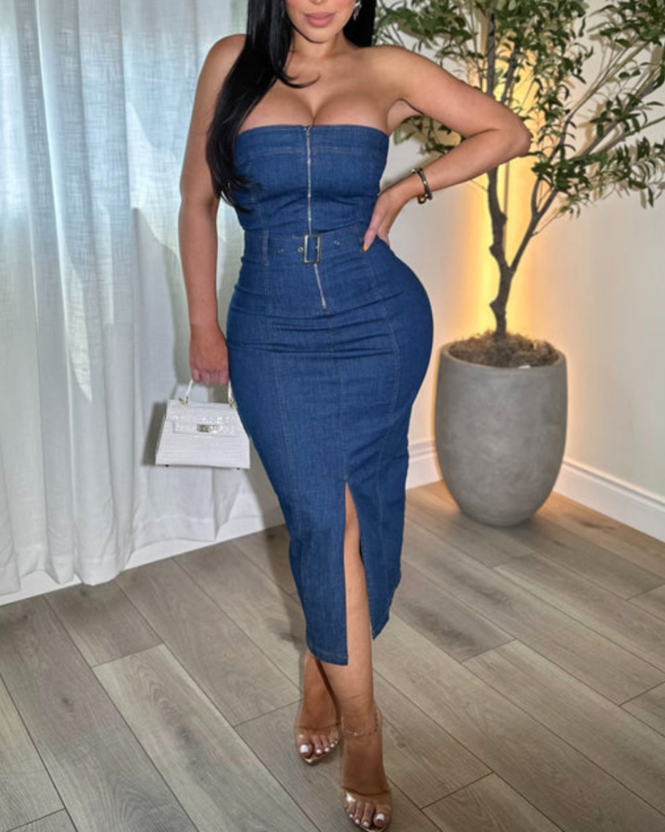 Dark Denim Dress (Pre-Sale)