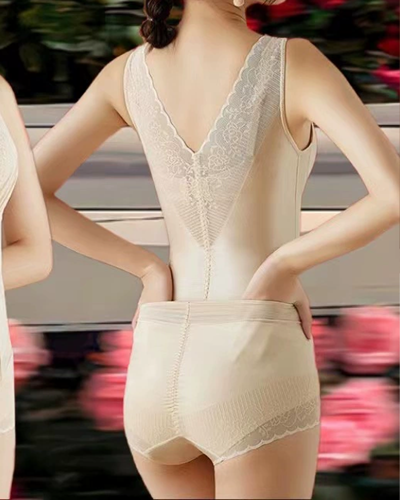 Removable Waist Cinching And Hip Lifting Bodysuit