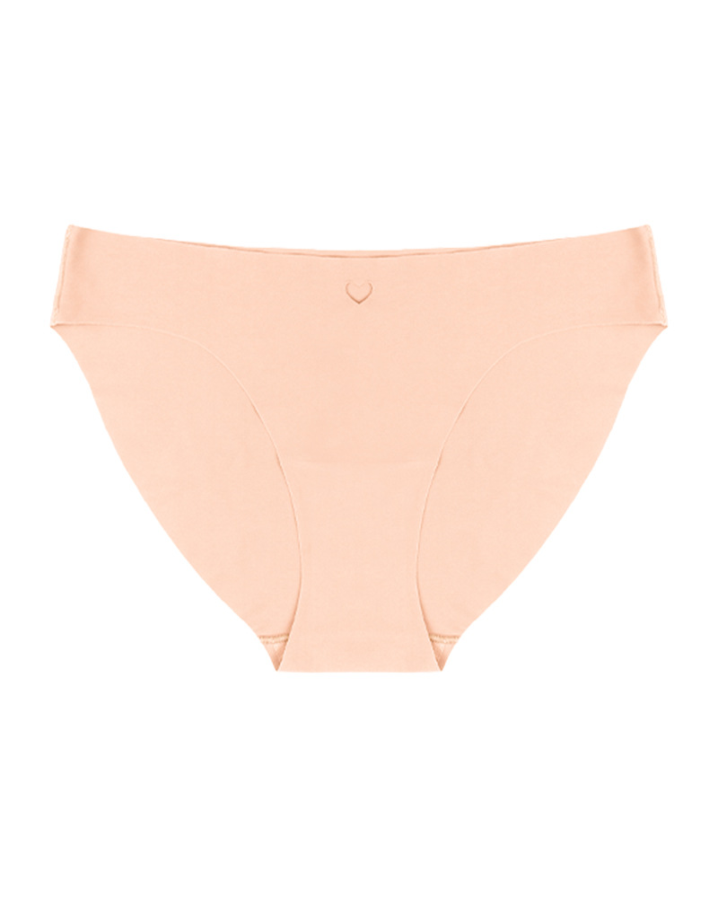 Heart-Shaped Seamless Breathable High-Elastic Ice Silk Low-Waisted Underwear