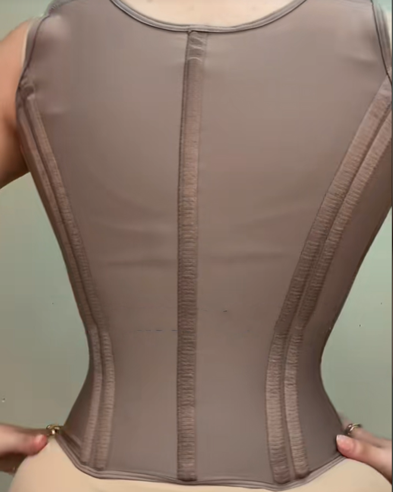 Waist Trainer Vest with Zipper Hooks Tummy Control Shapewear（Pre-Sale）