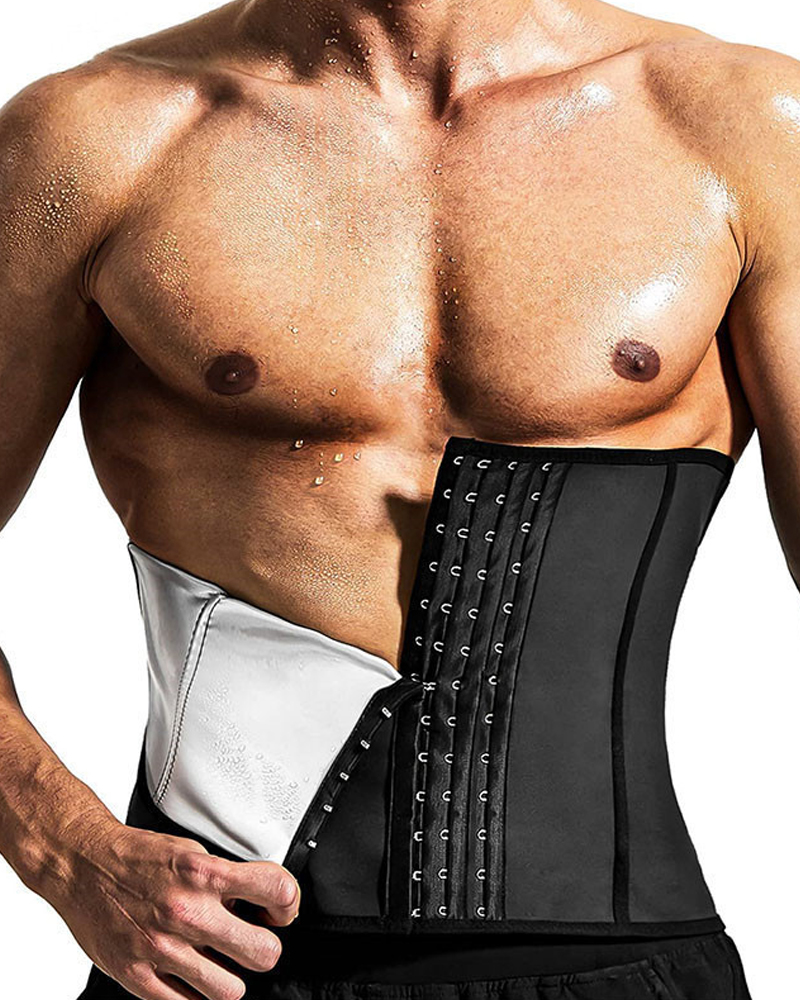 Men's Sweat Abdominal Belt-Curvy-Faja