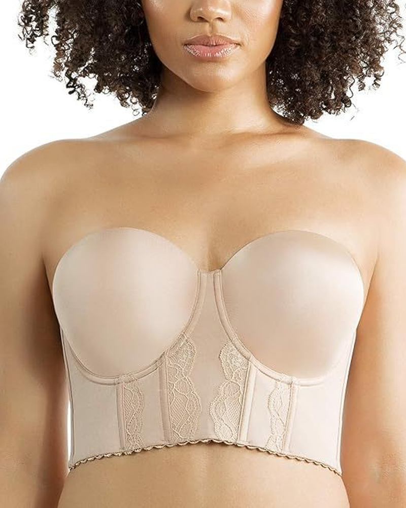 Lace Seamless Underwire Breathable Push-up Bra with Side Support