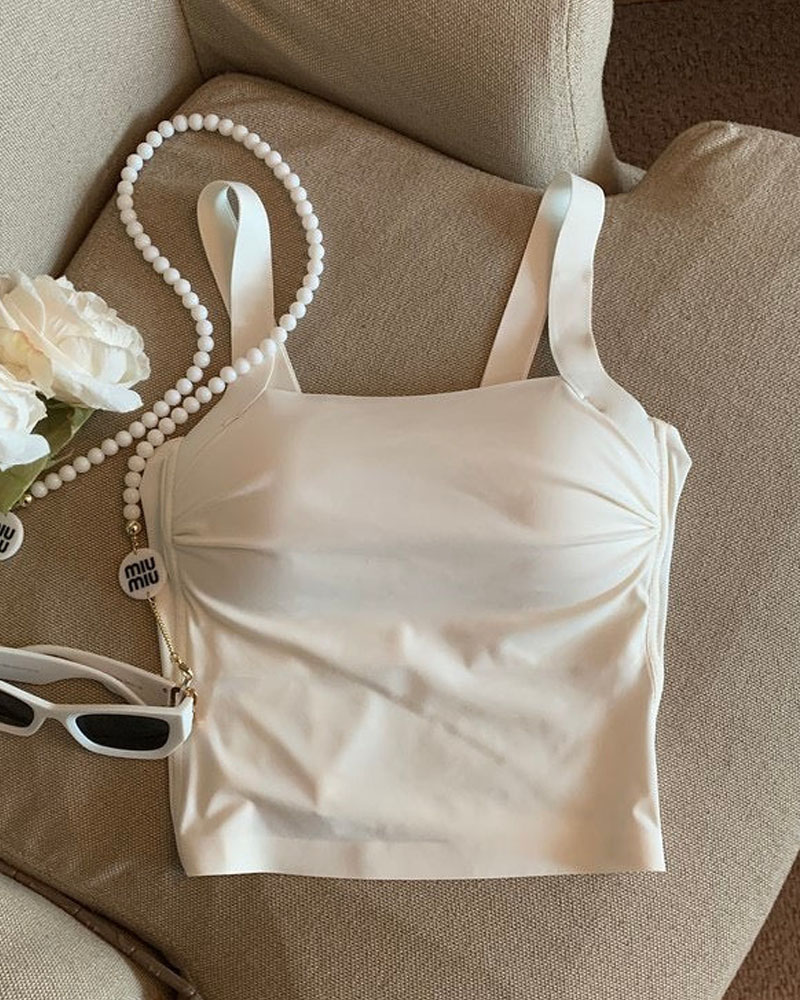 Slimming Vest With Chest Pads