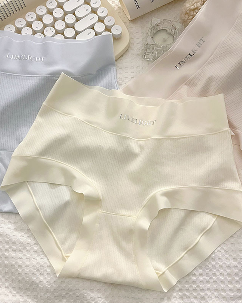 Ice Silk High Waist Tummy Control Briefs-Curvy-Faja