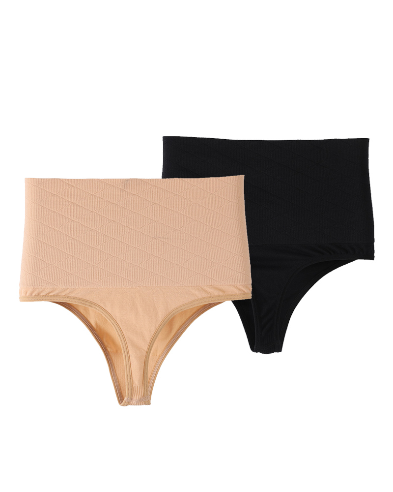 Sexy High Waist Tummy Thong-Curvy-Faja