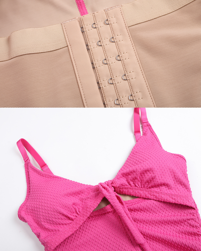 Butt Lifting Bodysuit Sleeveless Swim Shapewear 