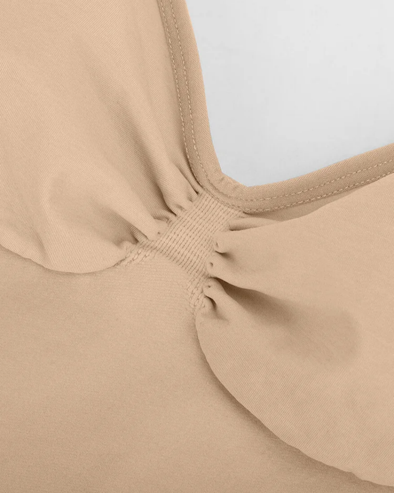 Seamless Breast Support Waist and Abdomen Shaping Mid Thigh Body Shaper-Curvy-Faja