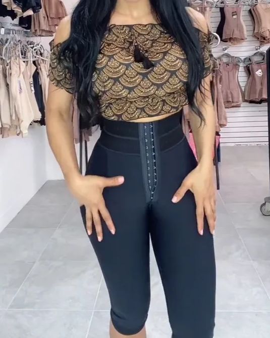 High Waist Booty Medium Shaping Pants