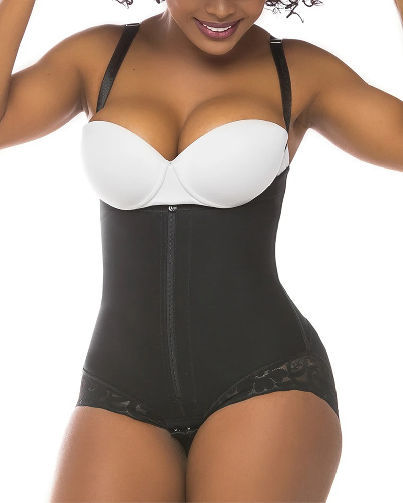 Women's Body Shaper Underwear Shaper Faja Slimming Tummy Control Fajas Shapewear Lace Bodysuits