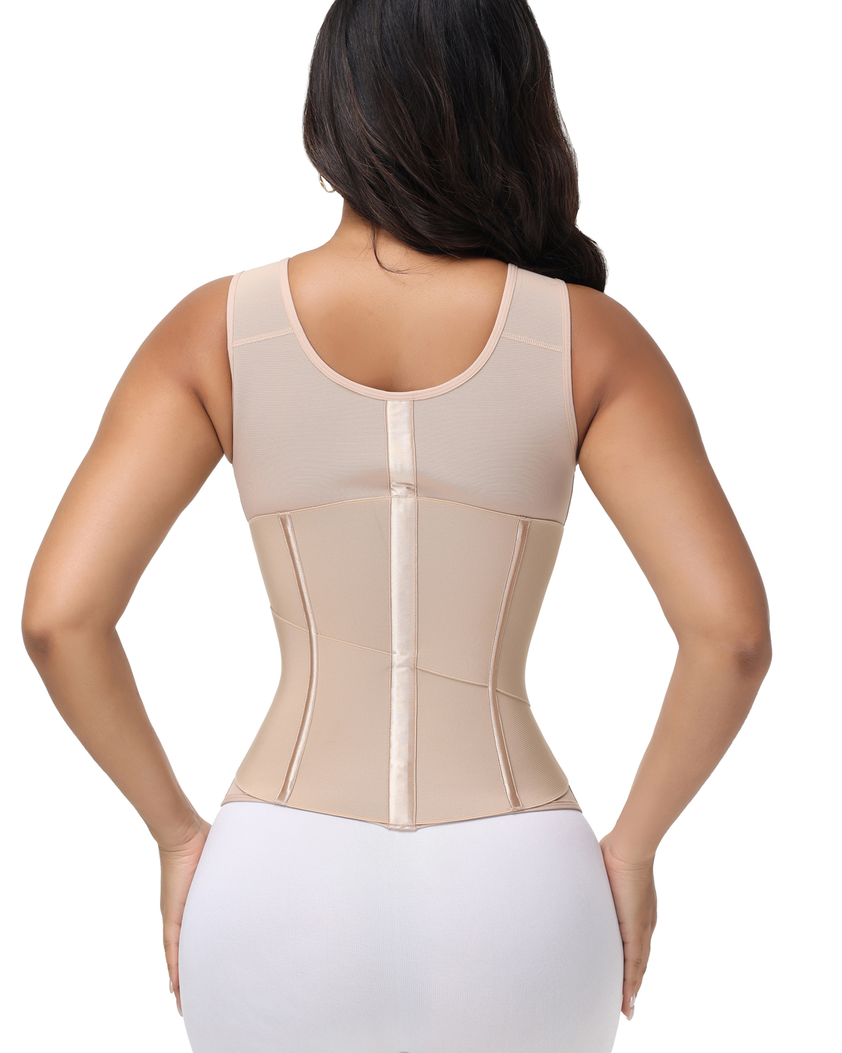 Hourglass Tummy Control Body Shaper Workout Corset Shapewear in Built Bra