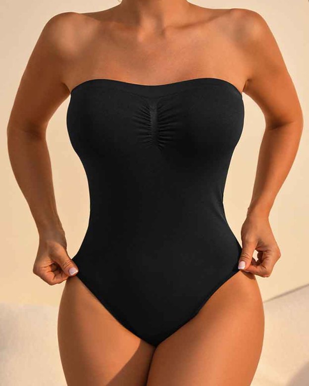 Seamless Body-Shaping Strapless Tube Top