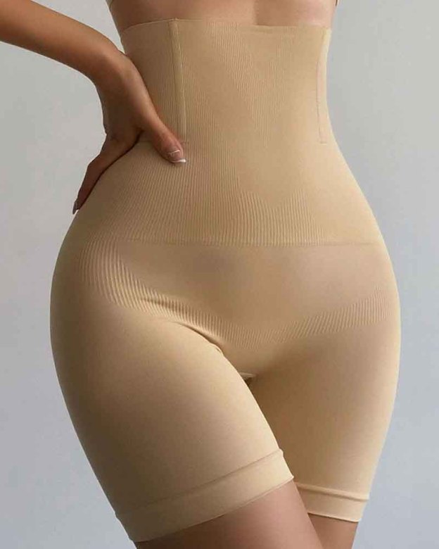 CURVY-FAJA | High Waisted Butt Lifting Seamless Shorts