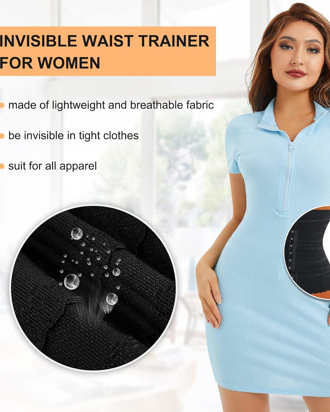 High-End Sports Fitness Belt Buckle Upgrade Waist Belt-Curvy-Faja