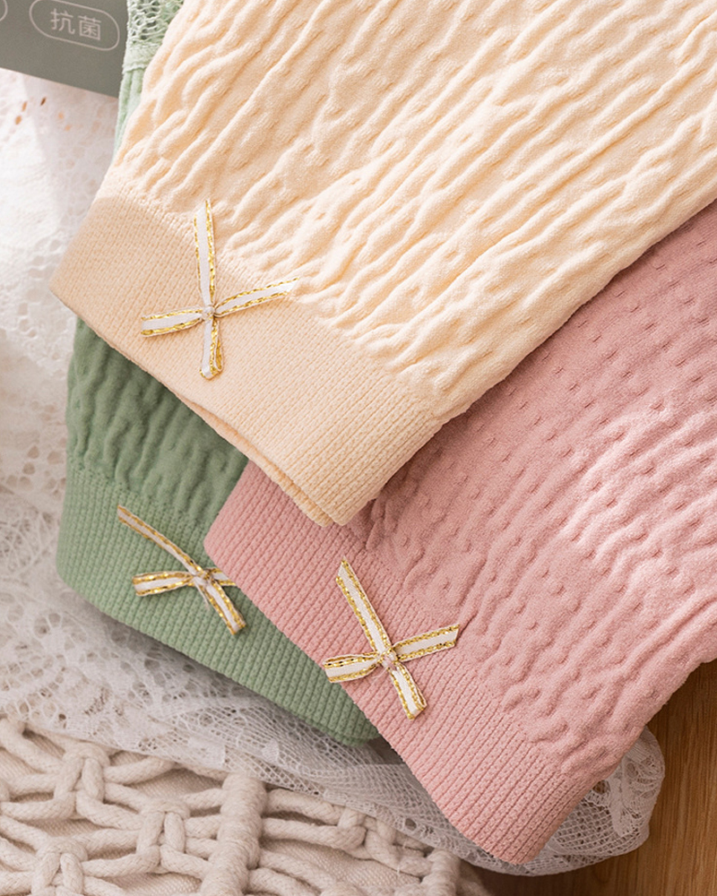 Pure Cotton Graphene Bubble Briefs-Curvy-Faja