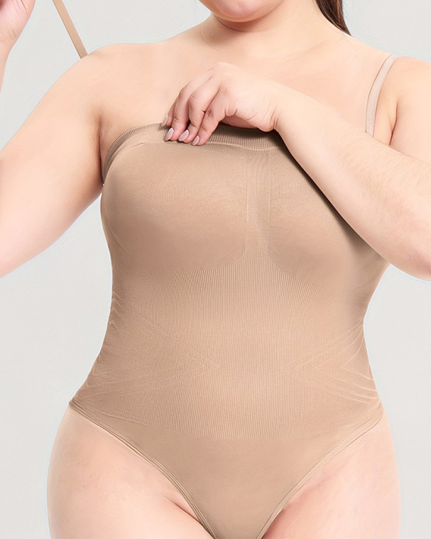 Detachable Straps Wrap Bodysuit