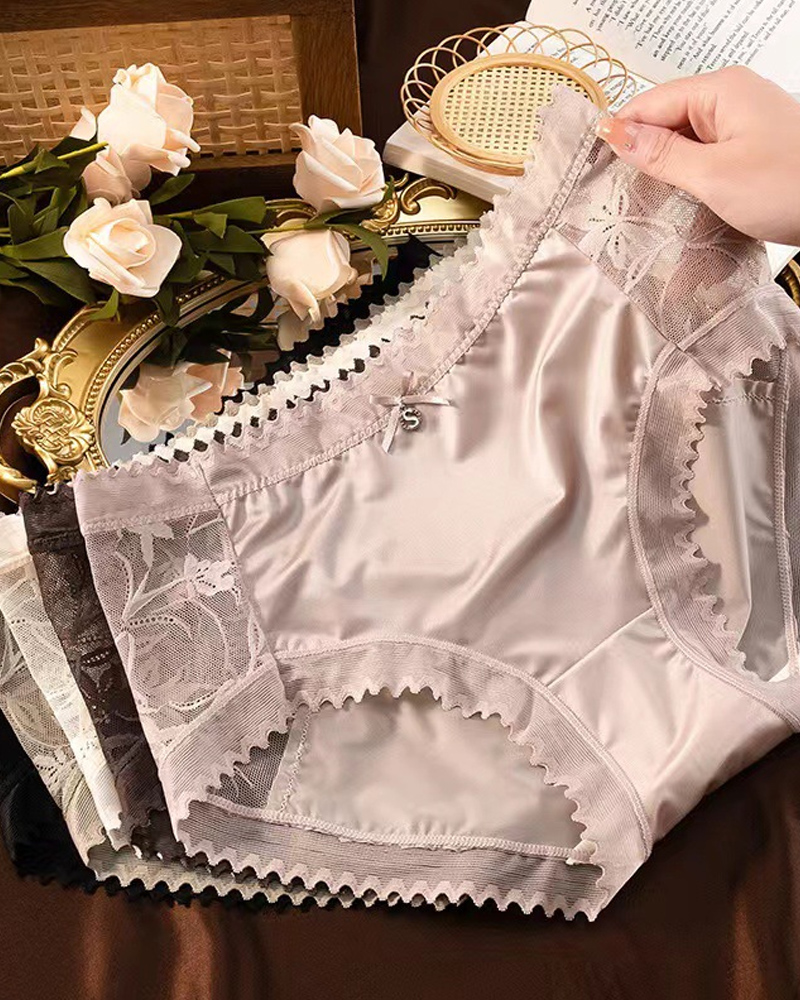 Satin Luxury Sexy Lace Panties