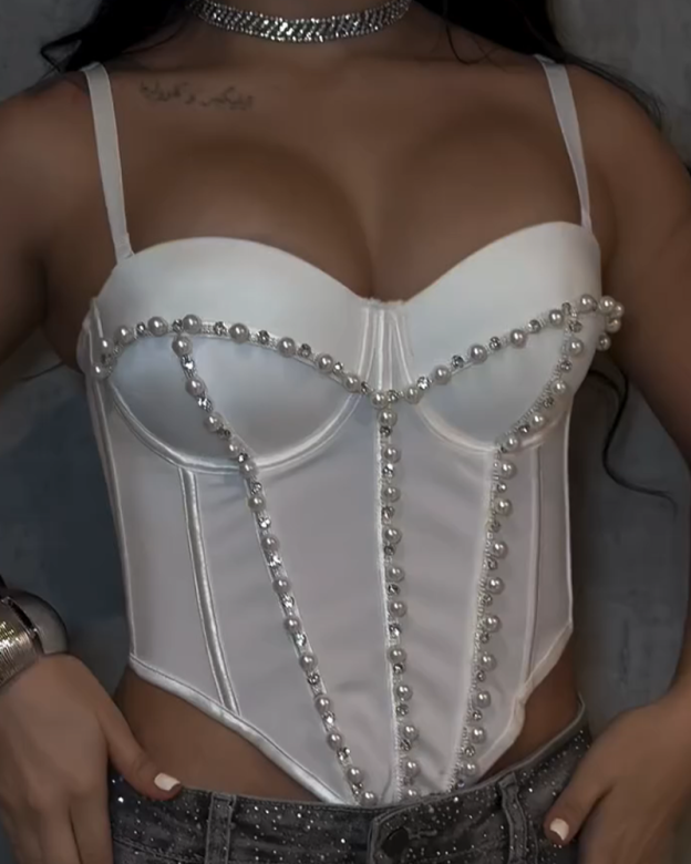 Pearl-Shaped Slimming Waist-Shaping Fishbone Corset