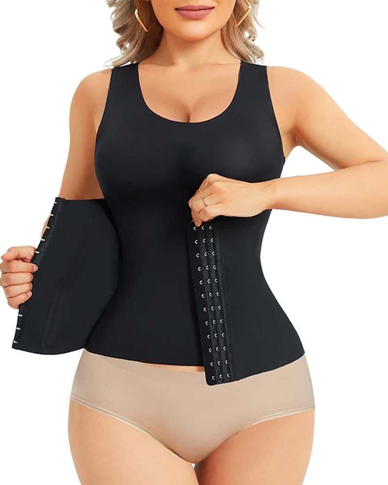 Elastic Slim Fit Waist Shaping Vest Top