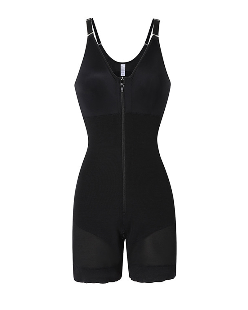 Slim Waist Hip Lift Zipper Body Shaper-Curvy-Faja