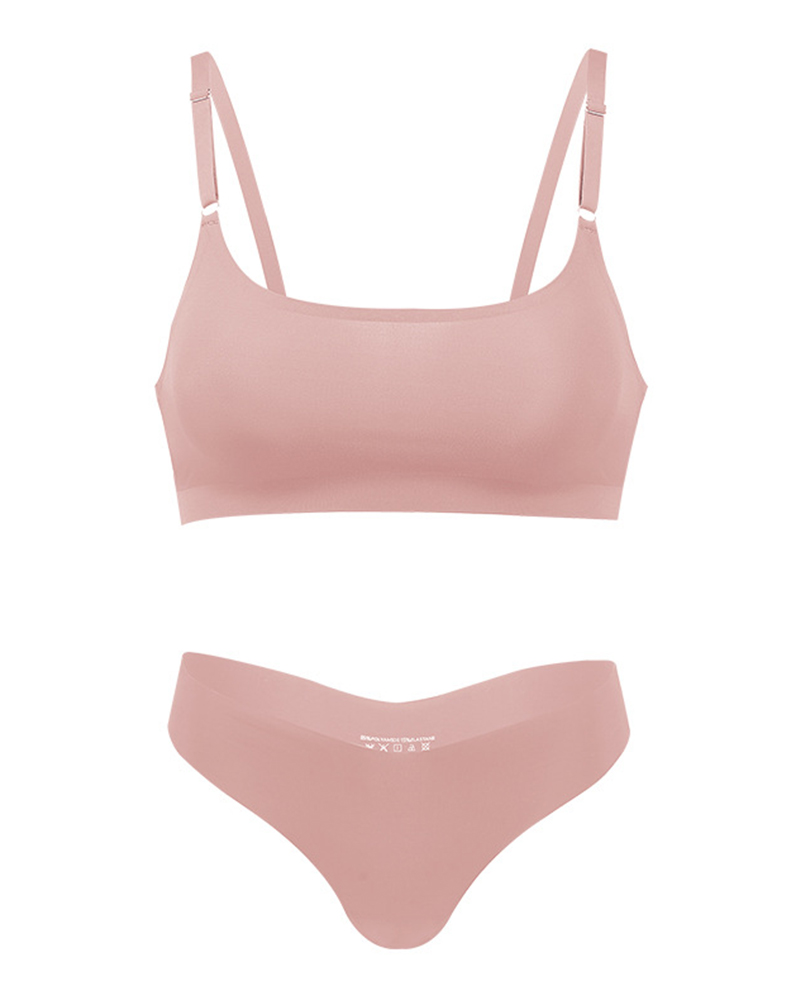 Seamless Thin Sexy Lingerie Set-Curvy-Faja