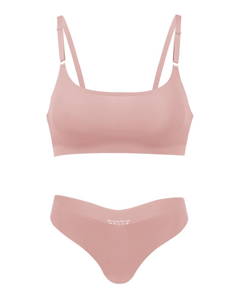 Seamless Thin Sexy Lingerie Set-Curvy-Faja