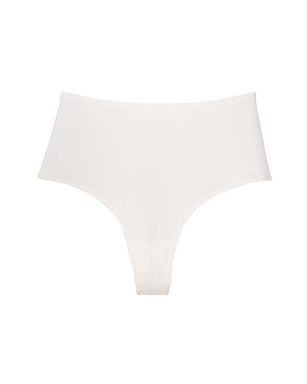 Cotton High Waist Invisible Thong-Curvy-Faja