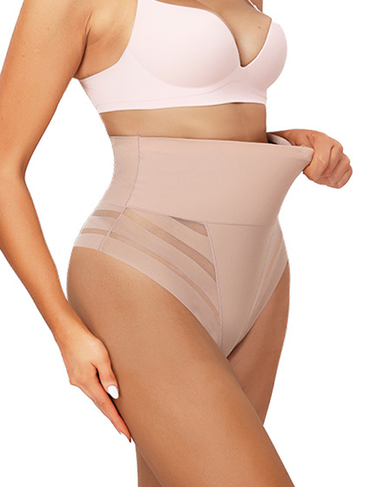 Hip-Lifting And Tummy-Slimming High Waist Thong