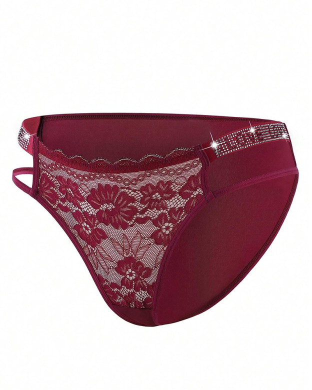 Sexy Hollow Waist Lace Thong