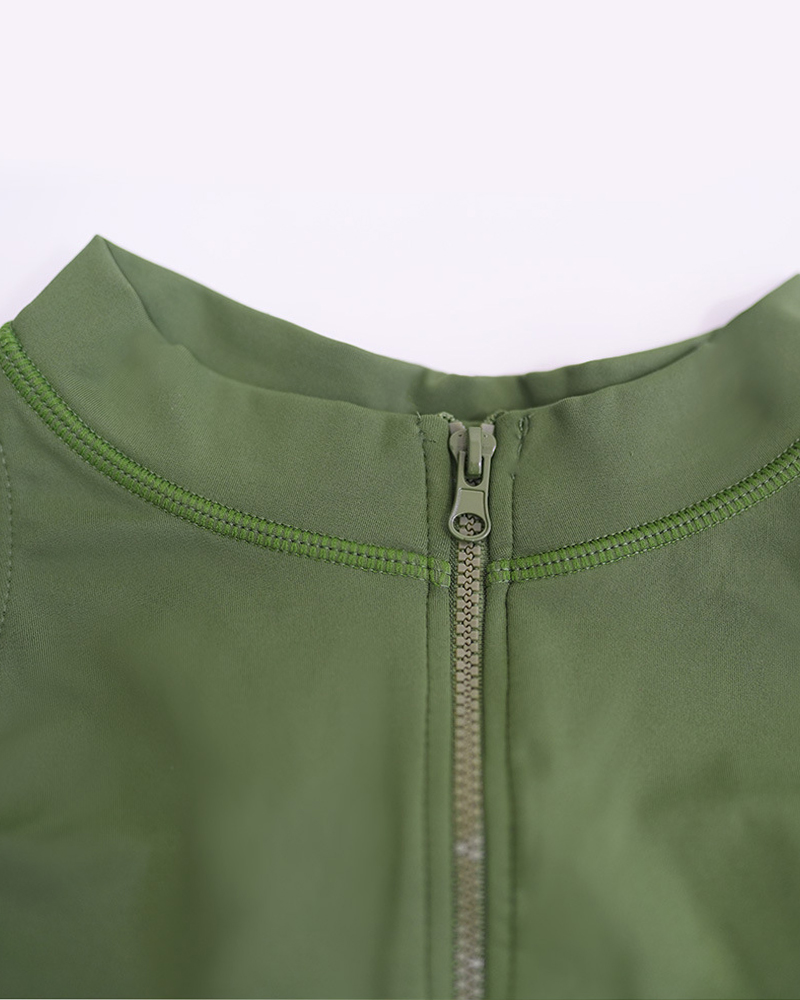 Zip Front Sleeveless Jumpsuit