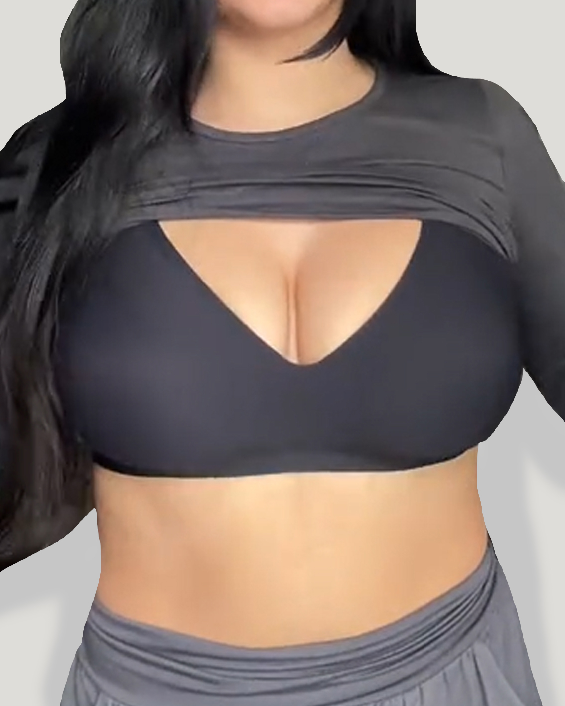 CURVY-FAJA Underwear Latex Push-Up Latex Bra