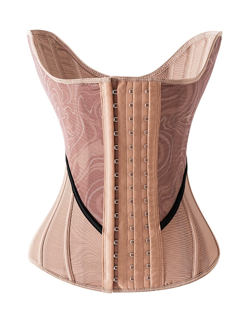 Mesh Compression Waist Shaping And Tummy Control Body Shaping Garment-Curvy-Faja