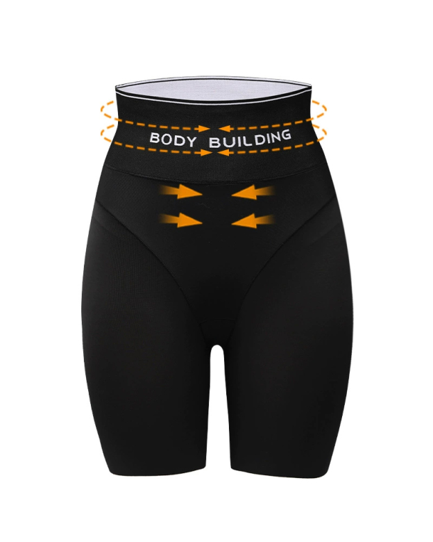 Plastic Seamless High Waist Tummy Control Panties-Curvy-Faja